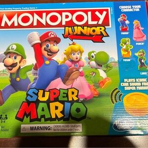 MONOPOLY Junior Super Mario Board Game